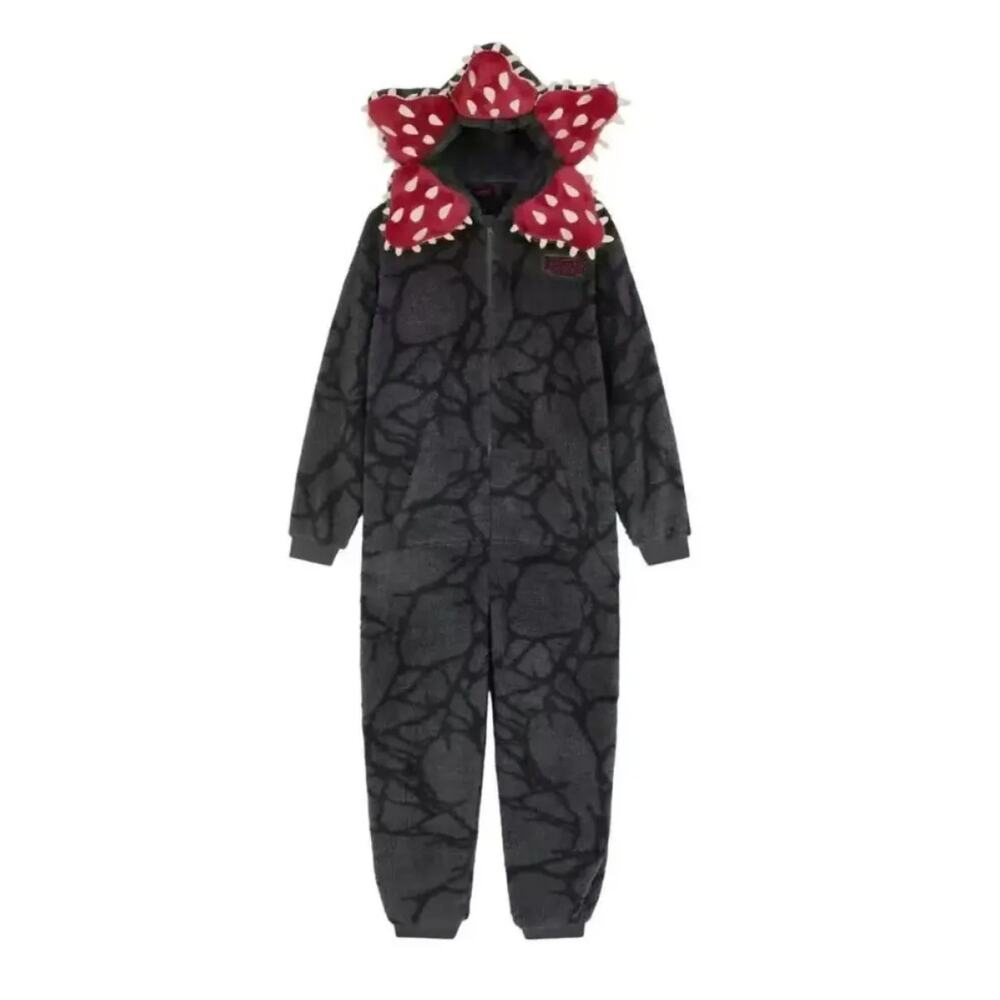Stranger Things Demogorgon Pajama Cosplay Costume Jumpsuit Adult Size L - Picture 4 of 10